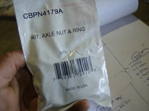 CBPN4179A AXLE NUT AND RING KIT - Picture 1 of 2