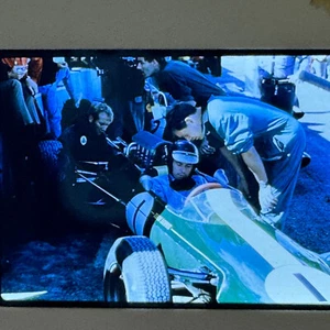 Jim Clark Lotus Racing Car 35mm Slide Vintage - Picture 1 of 3