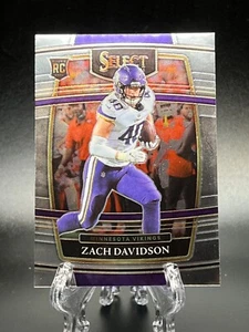2021 RC ZACH DAVIDSON SELECT FOOTBALL ROOKIE Minnesota Vikings #95 - Picture 1 of 2