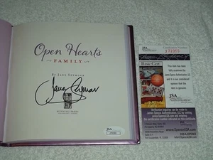 Jane Seymour Hand Signed Hardback Book Open Hearts Family JSA Authenticated - Picture 1 of 7