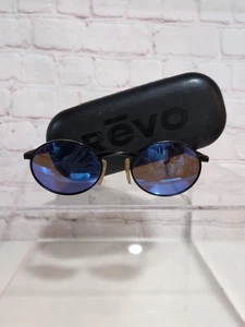 Revo 962/001 Tortoise Shell Oval H2O Blue Mirror Lens Sunglasses Japan READ  - Picture 1 of 19