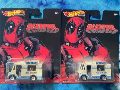 Hot Wheels Premium 2018 Deadpool Ice Cream Truck RARE MISTAKE? 🔥HTF🔥 VARIANT? - Image 1 of 4