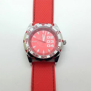 Reloj de pulsera de cuarzo para hombre Bussines reloj de lujo de silicona roja reloj de pulsera 300244 - Imagen 1 de 8