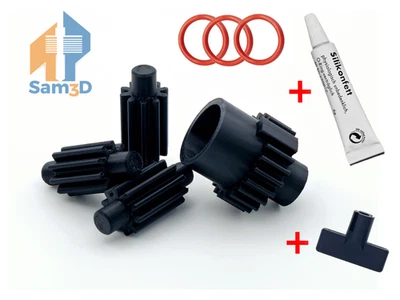 Extra Stark Ersatz Zahnräder für Tchibo Esperto, Beko, Grundig, SMEG, Severin - Bild 1 von 4