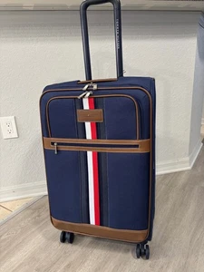 Tommy Hilfiger Logan 25" Softside Spinner Color: Blue - Picture 1 of 6