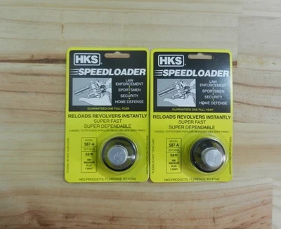 HKS Speedloader; 587-A; 7-Shot; 357 Mag; 2 Pack; Fast & Dependable