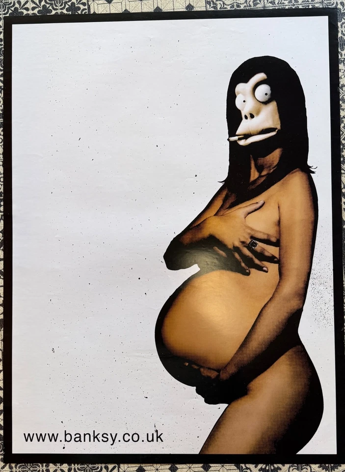 BANKSY "Barely Legal" LA Poster (2006) ORIGINAL 24 x 18 graffiti street art - Image 1 of 1