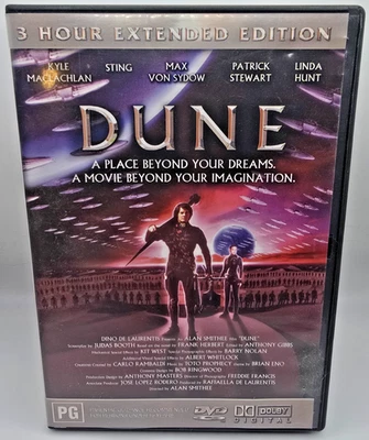 DUNE (1984) - 3 Hour extended PAL or Region 0 DVD -David Lynch/ Kyle MacLachlan Foto 1 de 3