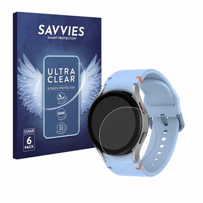 SAVVIES 6 Pack Screen Protector for Samsung Galaxy Watch FE Protective Film Protection