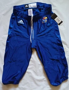 Pantalones de fútbol americano Adidas 2013 Kansas Jayhawks NCAA talla L nuevos - Imagen 1 de 9