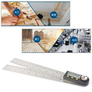 iGaging 14" Electronic Digital Protractor Goniometer Miter Gauge Angle Finder - Picture 1 of 8