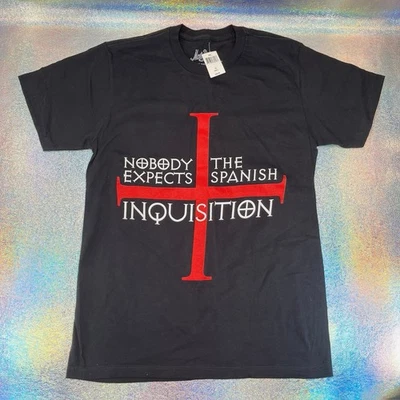 Camisa Negra Pequeña Nadie Espera La Inquisición Española Monty Python Foto 1 de 3