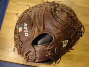 Wilson A950 34" Brown Catcher’s Mitt Glove Baseball RHT - Bild 1 von 11