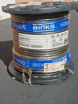 500' BINKS , CONTITECH LOW PRESSURE   PAINT  LINE HOSE ASSY. 1/4" ID #71-280 - Image 1 of 3
