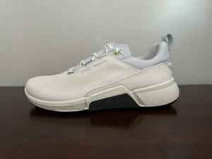 ECCO BIOM H4 Men’s Size 9-9.5 (EU 43) Gore-Tex GTX Hybrid Golf Shoes White - Picture 1 of 8