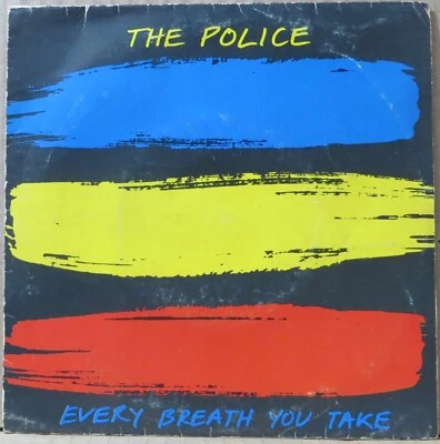 THE POLICE 1983 “EVERY BREATH YOU TAKE” RARE P/S 7” STING 45 BRAZIL - Image 1 of 3