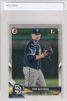 2018 BOWMAN 1ST RC RYAN WEATHERS SAN DIEGO PADRES FIRST ROOKIE DRAFT - S2279 - Image 1 of 2