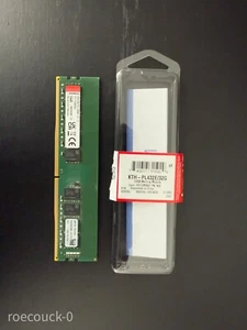Kingston Branded Memory 32GB DDR4 3200MT/s ECC Module KTH-PL432E/32G Memory - Afbeelding 1 van 3