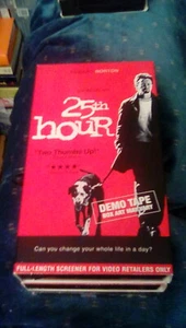 25th Hour RARE Screener Demo Tape 2003 VHS Edward Norton Spike Lee New York City - Picture 1 of 2