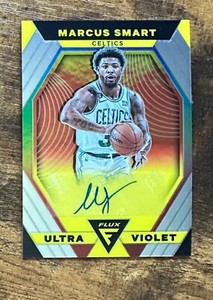 2022-23 Panini Flux Ultraviolet Signatures Auto #5 Marcus Smart #X7307