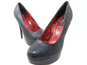 IRON FIST, MANSLAYER, BLACK PLATEAU HEEL US LEFT 10M RIGHT 11M "MISMATCH" NEU - Bild 1 von 6