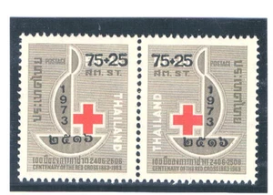THAILAND 1974 Red Cross (Pair) - Picture 1 of 1