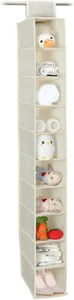 Hanging Shoe Organizer 10 Tier Hanging Shelves for Closet Organizers and Storage - Picture 1 of 12