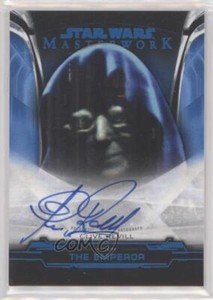 2019 Topps Star Wars Masterwork Blue Foil 67/99 Clive Revill #A-CR Auto 05na