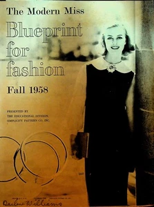 Modern Miss Blueprint for Fashion Fall 1958 Simplicity Pattern Magazine - Picture 1 of 5