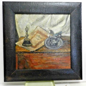 p1- still life A MUSICAL OFFERING, 12 X12" ORIG. OIL BY CHRISTINE ZACHARY - Picture 1 of 7