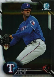 2016 Bowman Chrome Prospects #BCP25 - Dillon Tate - Texas Rangers 16-131 - Picture 1 of 2