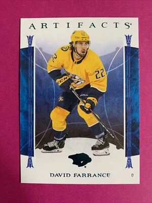 🐶 2022-23 Artifacts Turquoise #24 David Farrance - Image 1 of 2