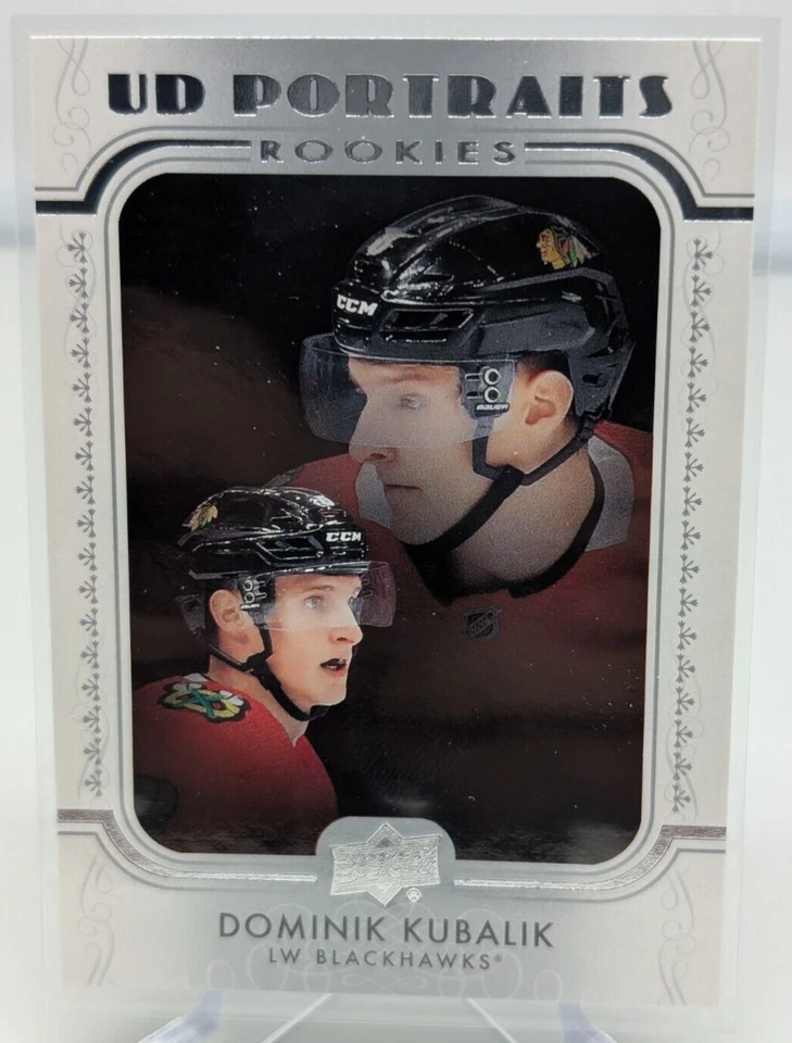 2019-20 Upper Deck UD Portraits Rookie #P-97 Dominik Kubalik Chicago Blackhawks - Image 1 of 2