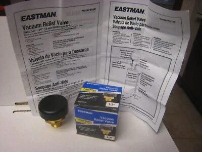 EASTMAN 60156 Vacuum Relief Valve 1/2" MIP Brass NEW FREE SHIPPING