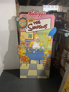 Kellogg's "Wake Up With The Simpsons" 6' display/Standup -RARE- Minor Damage