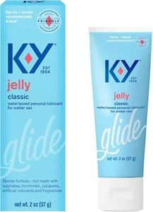 Lubricante personal a base de agua K-Y Jelly para sexo meteorológico **NUEVO** - Imagen 1 de 4