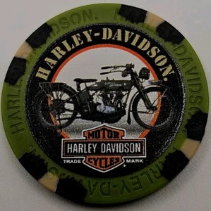 HARLEY DAVIDSON LTD. ED. MILITARY SERIES 2 BRAVO 1918 FUS WW1 POKER CHIP NEW - Picture 1 of 2