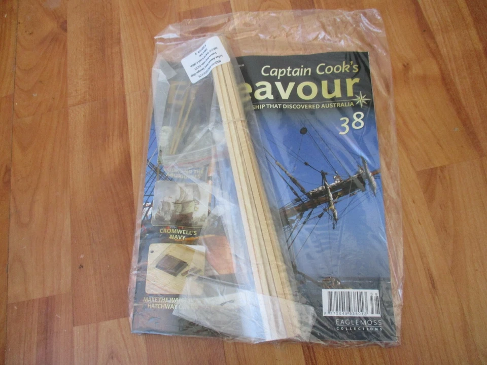 1/48 Eaglemoss Costruzione Capitano COOK Endeavour Modello Nave Problema 38 Inc - Immagine 1 di 1