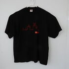 Vintage 90s Koln Germany Mens T-Shirt Size XL Black Cologne City Cityscape