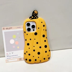 Linda Funda Silicona para Teléfono Calabazas 3D Dibujos Animados para iPhone 13 14 15 16 Pro Max - Imagen 1 de 11