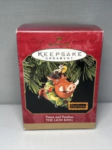 1997 Hallmark Keepsake TIMON & PUMBAA The Lion King Ornament - Picture 1 of 9