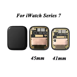 Per Apple Watch iWatch Series 7 41 mm/45 mm digitalizzatore display LCD touch screen display OEM - Foto 1 di 9