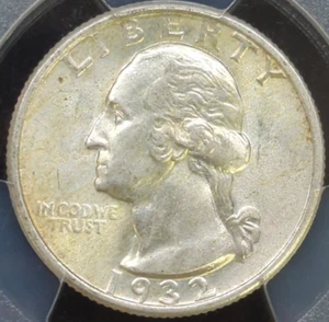 1932 Washington Quarter PCGS AU 58 25C US (S93) - Picture 1 of 5