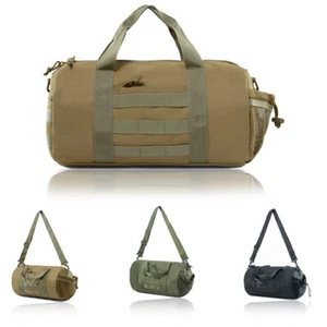 Outdoor Round Shoulder Backpack Military Tactical Sling Bag for Camping Hiking - Picture 1 of 18
