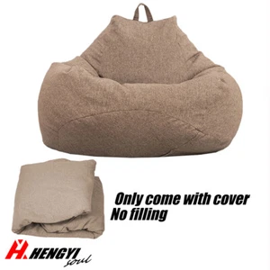 Bag Cover Bean Bag Chairs Couch Sofa Lazy Lounger Cover Indoor Home - Picture 1 of 22