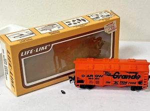 Tren de juguete vintage escala HO Life Like 8487 Rio Grande tolva D&RGW 18350 - Imagen 1 de 21