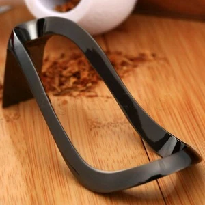 Nueva pipa para fumar tabaco negra de exhibición de acero inoxidable soporte soporte soporte herramienta útil - Imagen 1 de 9