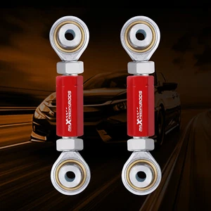 2x Adjustable Rear Alignment Toe Arms +/- 3 Degrees For 1988-2000 Honda Civic - Picture 1 of 10