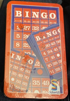 Game Tile Bingo In Tin Schmidt Complete New Sealed - Image 1 of 4