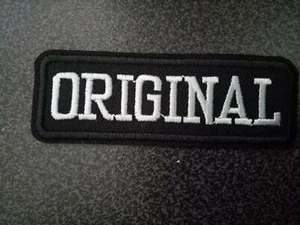 PARCHE BORDADO DE CALIDAD CHALECO ORIGINAL MOTOCICLISTA HARLEY CHAQUETA GORRA MÁSCARA CASCO BOTA - Imagen 1 de 1